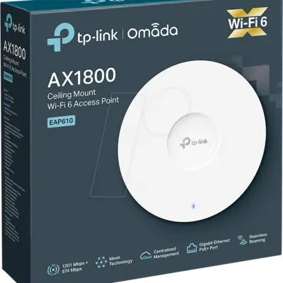 نقطة وصول جيجابت واي فاي 6 لاسلكية V2 EAP610 AX1800