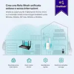 تي بي لينك ارتشر Ax23 Ax1800، واي فاي، أسود