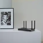 تي بي لينك ارتشر Ax23 Ax1800، واي فاي، أسود