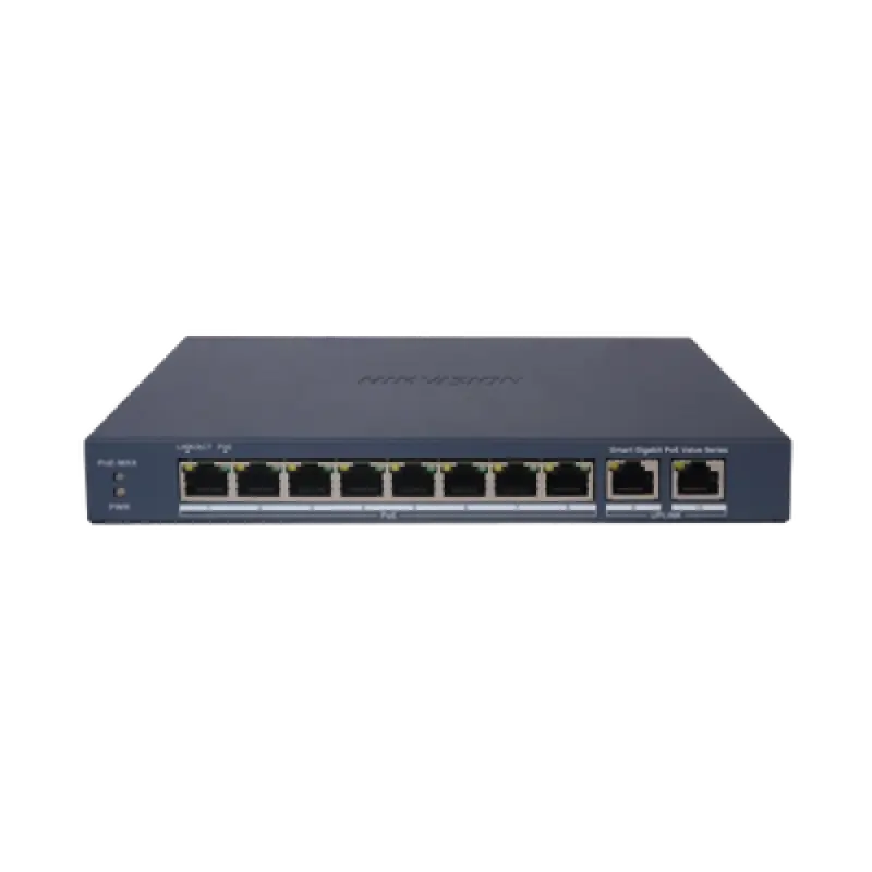 سويتش هيكفيجن 8 Port Gigabit Smart POE Switch