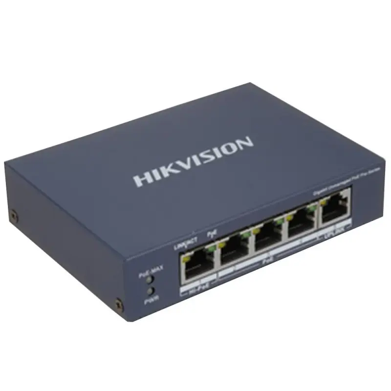 سويتش هيكفيجن 4 Port Gigabit Smart POE Switch