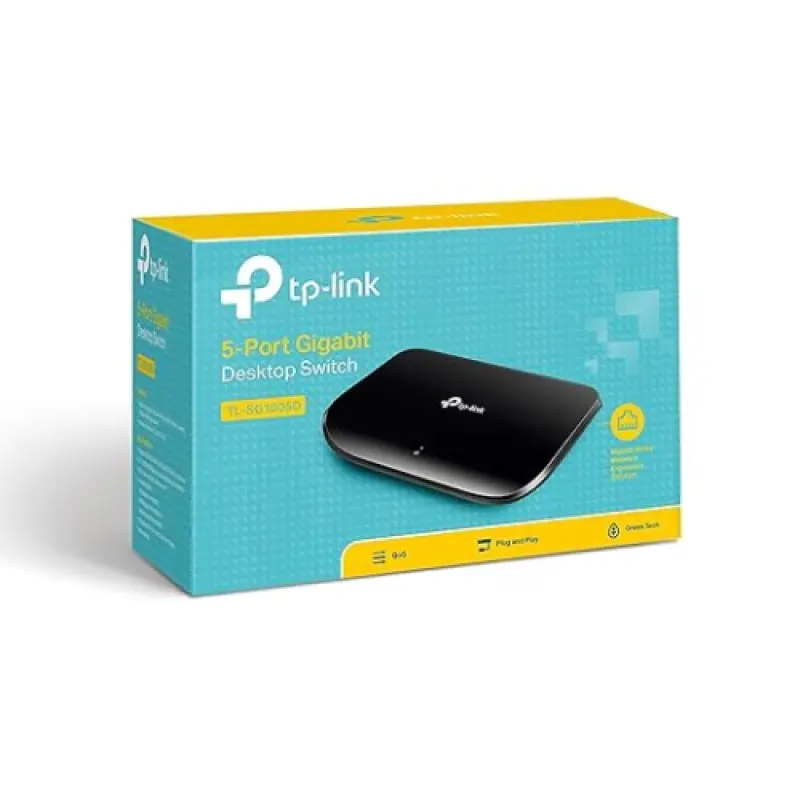 محول شبكة جيجابت ايثرنت 5 منافذ من تي بي لينك